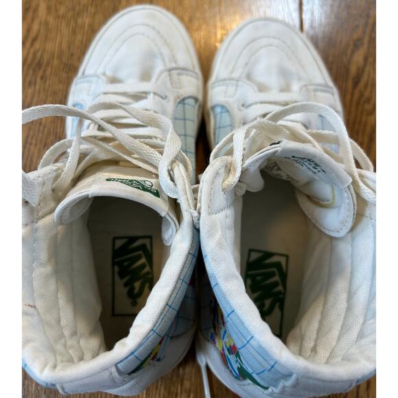 VANS Sk8-Hi SAVE OUR PLANET Continents Youth Sz 4.5 Women’s Sz 6 Hi-Top Sneakers - Picture 8 of 9